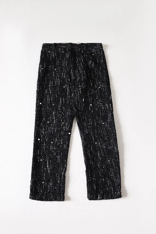 HANDWOVEN MIRROR TROUSERS Trousers Chinos Classic