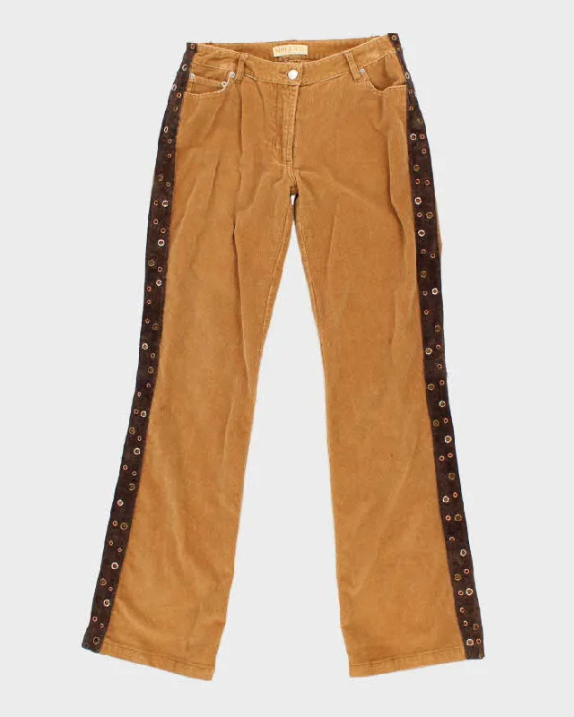 Vintage Women's Noi & Voi Italian Corduroy Trousers - W28 L31 Trousers Lace Delicate