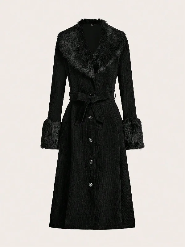 Shadow and Bone Black Coat Plaid Tartan Floral