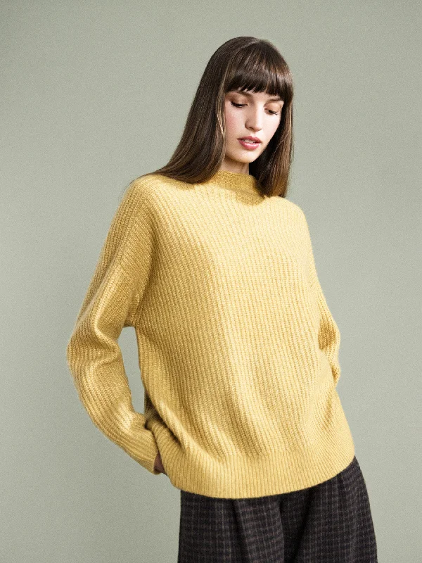 Cashmere Vega Pullover Bardot Neck Top