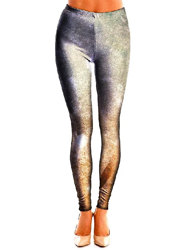 Textured Leggings Fashionable Sports Leggings
