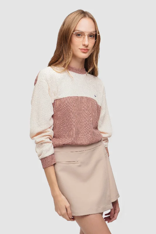 Cut And Sew Pullover Hooded Pullover Sweater