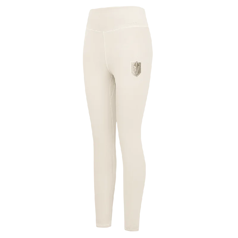 LEGGINGS NHL VEGAS GOLDEN KNIGHTS NEUTRAL PARA MUJER Comfortable Slip-On Leggings