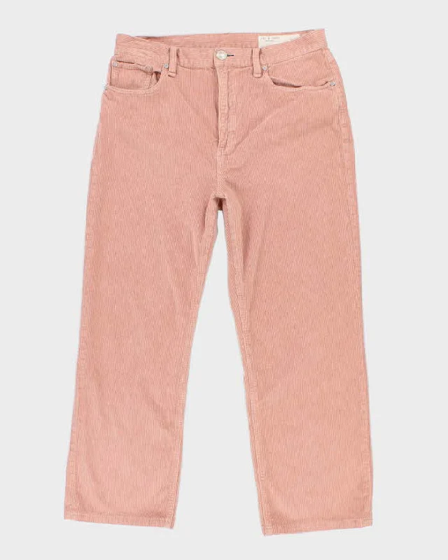 Vintage 2000s Rag and Bone Pink Cord Trousers - W34 L27 Trousers Velvet Soft
