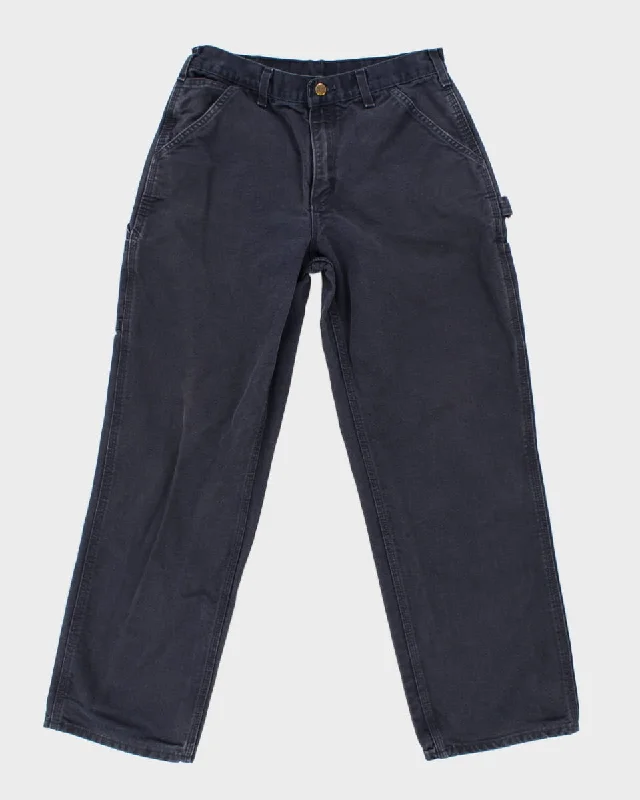 Navy Carhartt Trousers W:32 L:32 Trousers Floral Bohemian