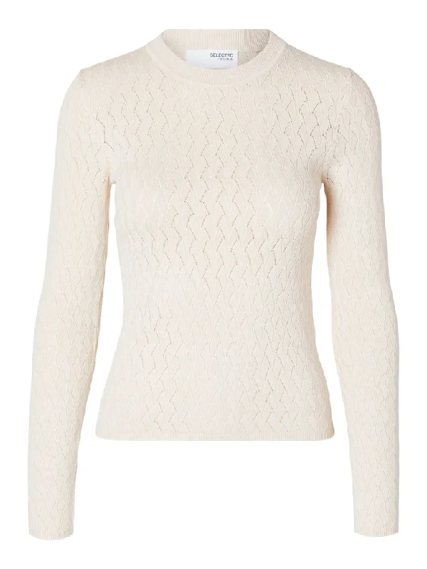 Selected Femme Cabala - Pullover Flutter Sleeve Feminine