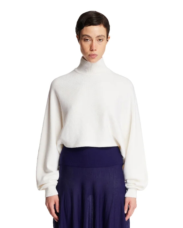 Pullover Manica A Sbuffo Short Sleeve Top
