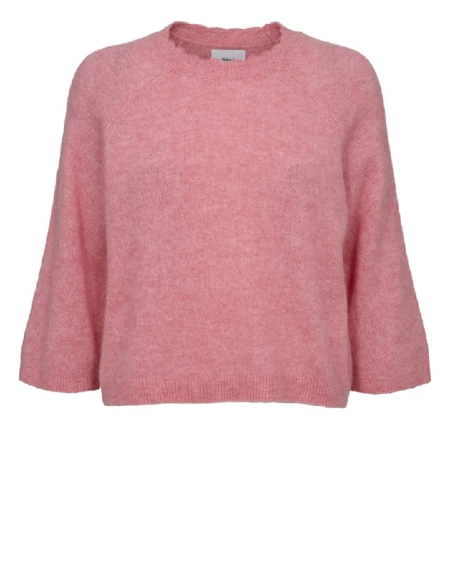 Riette Selma Pullover Peony Crew Neck Wool