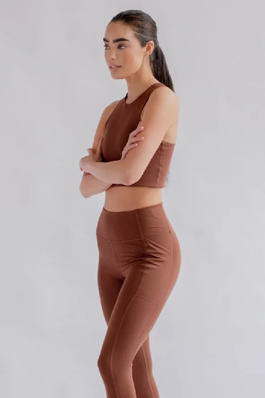 Girlfriend Collective Earth Pocket Leggings High Rise, 7/8 Comfortable Running Leggings Girlfriend Collective Earth Pocket Leggings High Rise, 7/8 Comfortable Running Leggings