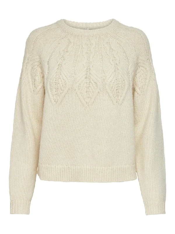 Only Olla - Pullover strik Oblong Neck Pullover