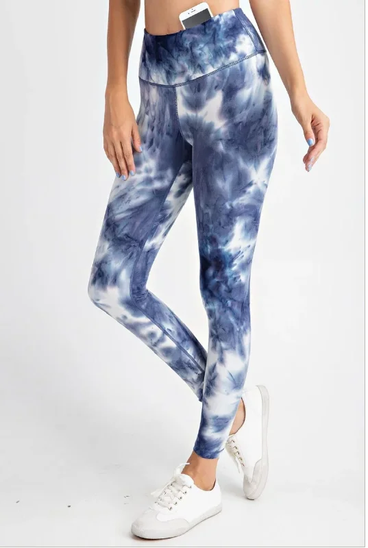 Tie Dye Butter Soft Leggings from Rae Mode Trendy Digital Print Leggings