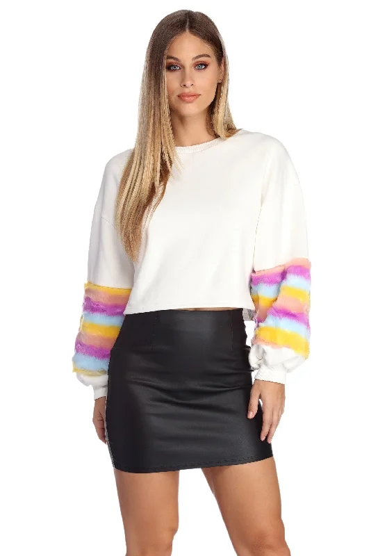 Unicorn Style Pullover Top Alpaca Blend Soft