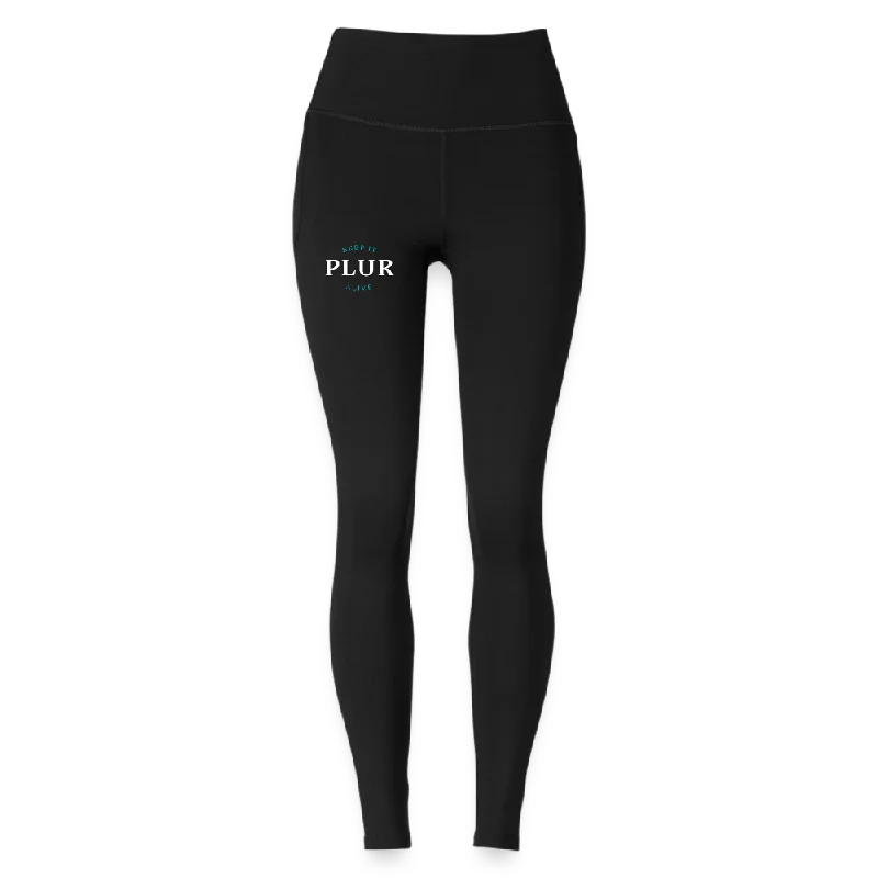 Keep PLUR Alive Under Armour Ladies' Meridian Legging Cozy Sweat-Wicking Leggings