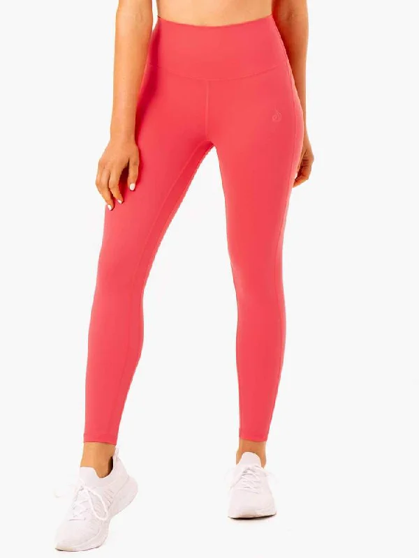 Ryderwear | NKD Align Leggings - Watermelon Cozy Cotton Leggings