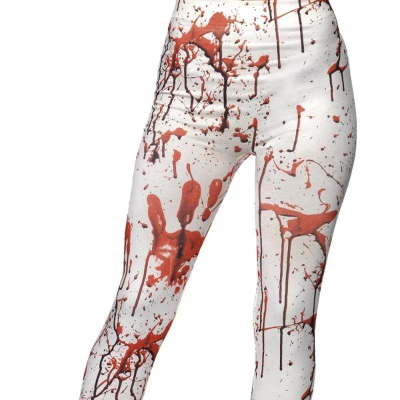 Horror Leggings Adult White Trendy Sweat-Wicking Workout Leggings
