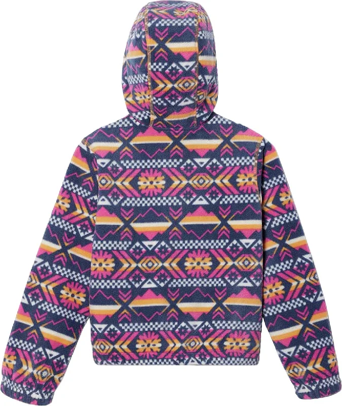 Benton Springs Hooded Half Zip Fleece Pullover - Girls|-|Chandail en molleton à capuchon demi-glissière Benton Springs - Fille Bateau Neck Pullover