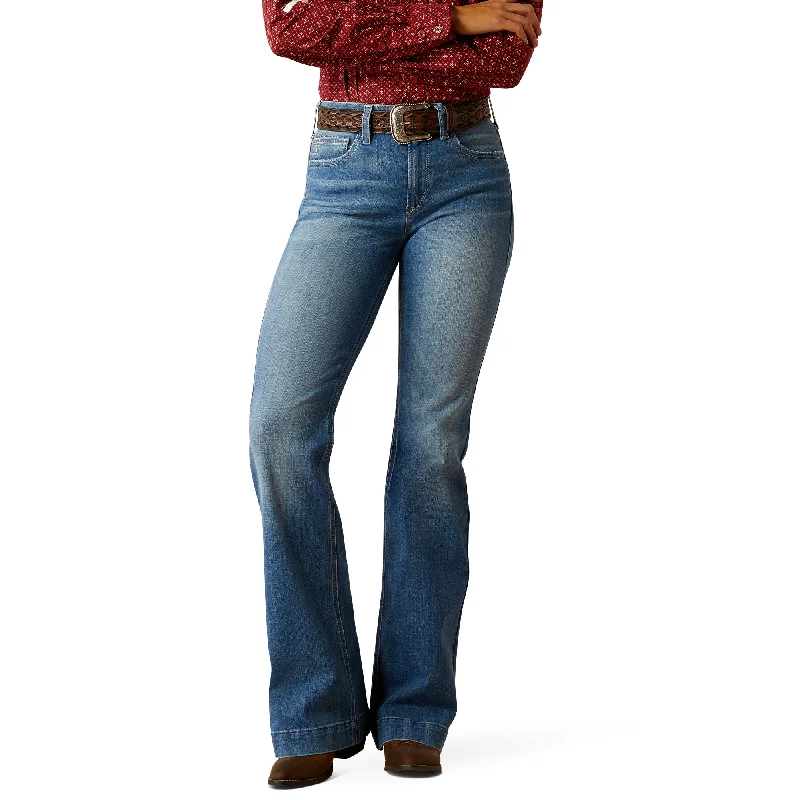 High Rise Clair Slim Trouser Jeans Trousers Ceremony Elegant