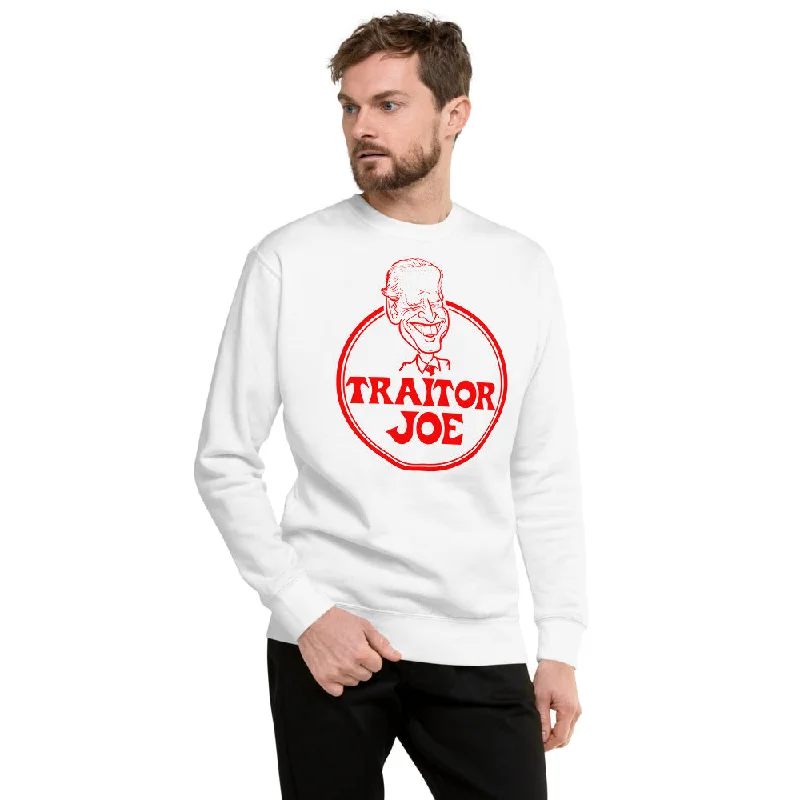 Traitor Joe Unisex Fleece Pullover Cable Knit Chunky