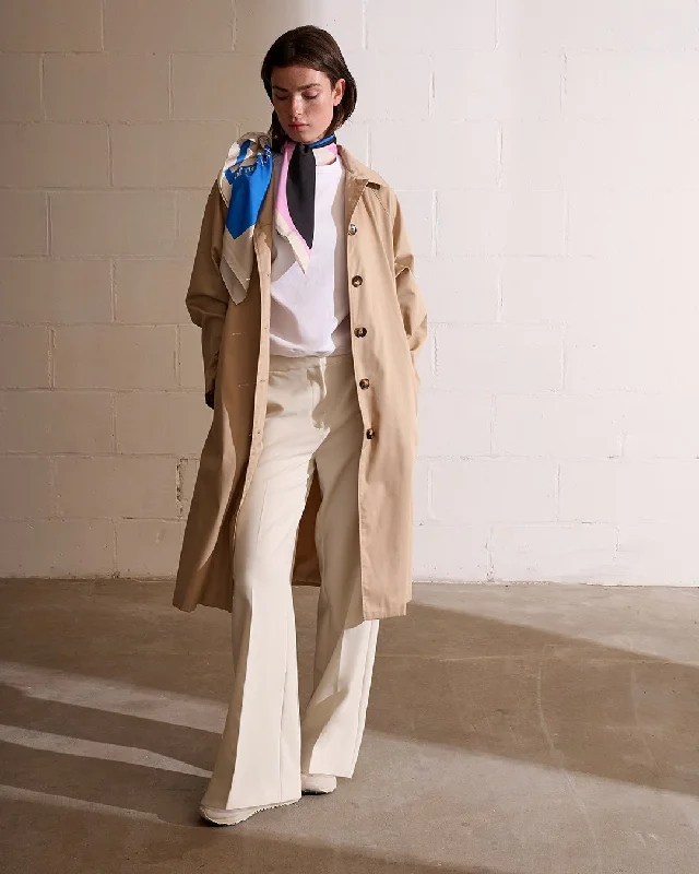 Romee coat Tie-Waist Belted Drawstring