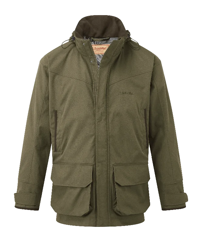 Ptarmigan Evo Coat - Moss Zip Front Button Front Snap Front