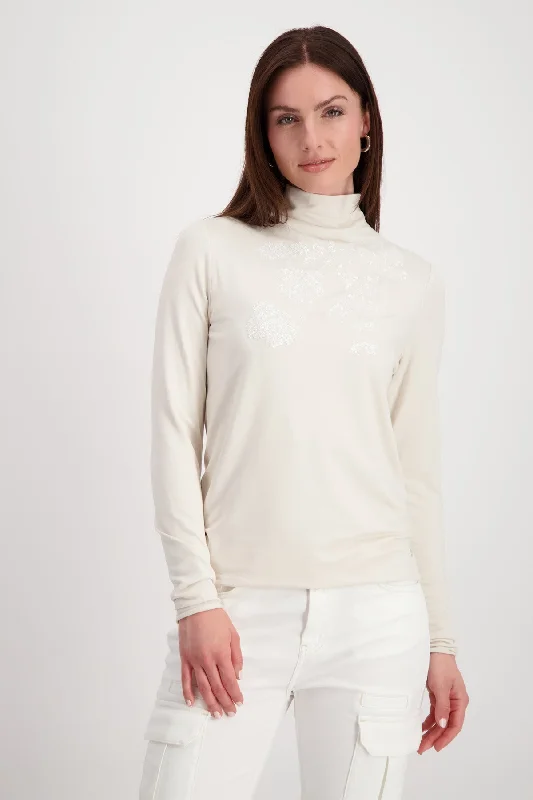 Pullover, sandshell Flare Sleeve Stylish