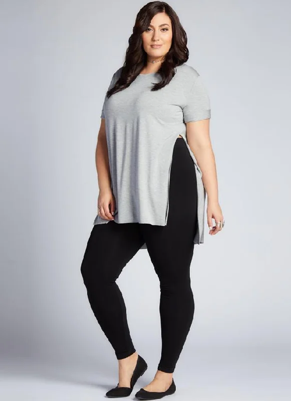 Bamboo Curvy Full Length Legging Stylish Ankle-Length Leggings