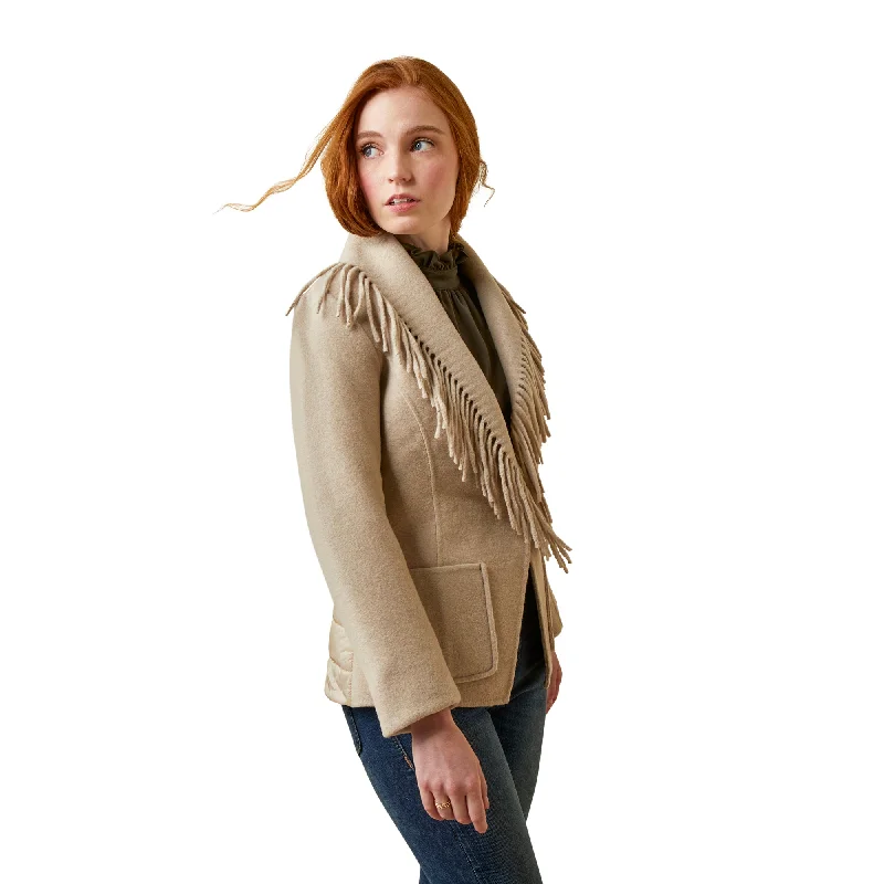 Sausalito Coat Plaid Tartan Floral