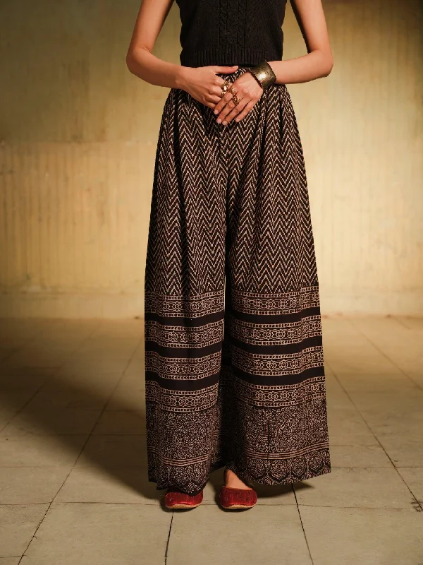 Ajrak Black Trouser Trousers Leisure Comfortable