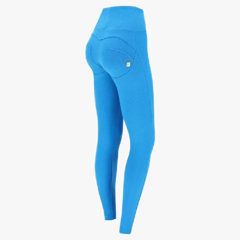 Freddy Wr.Up Skinny Push Up Jersey Drill Trousers With Super High Waist B115 Blue Trousers Seasonal Trendy Freddy Wr.Up Skinny Push Up Jersey Drill Trousers With Super High Waist B115 Blue Trousers Seasonal Trendy