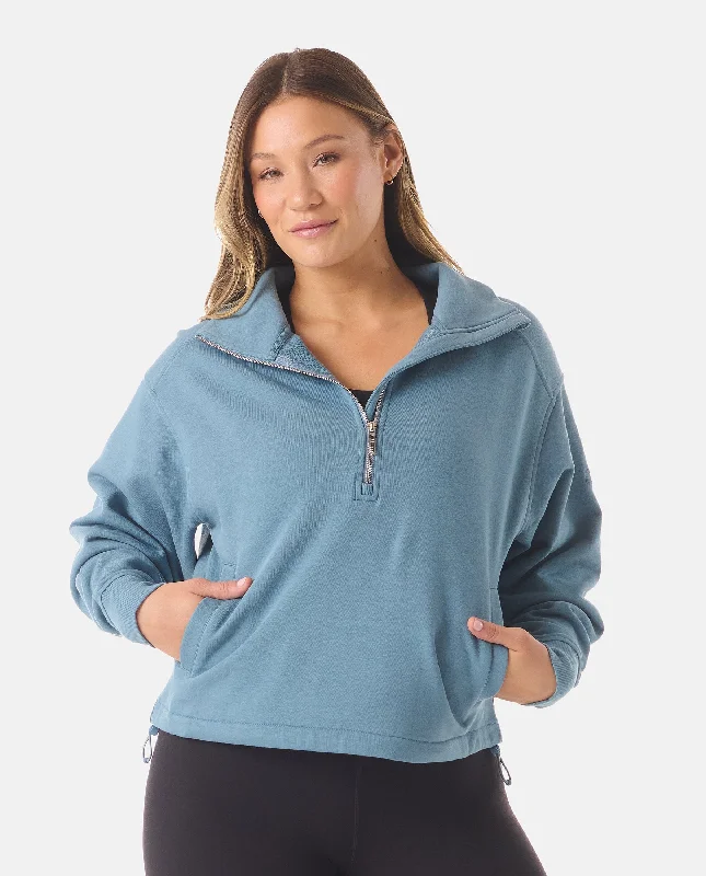 Kensi Pullover Bluestone Thin Wool Pullover