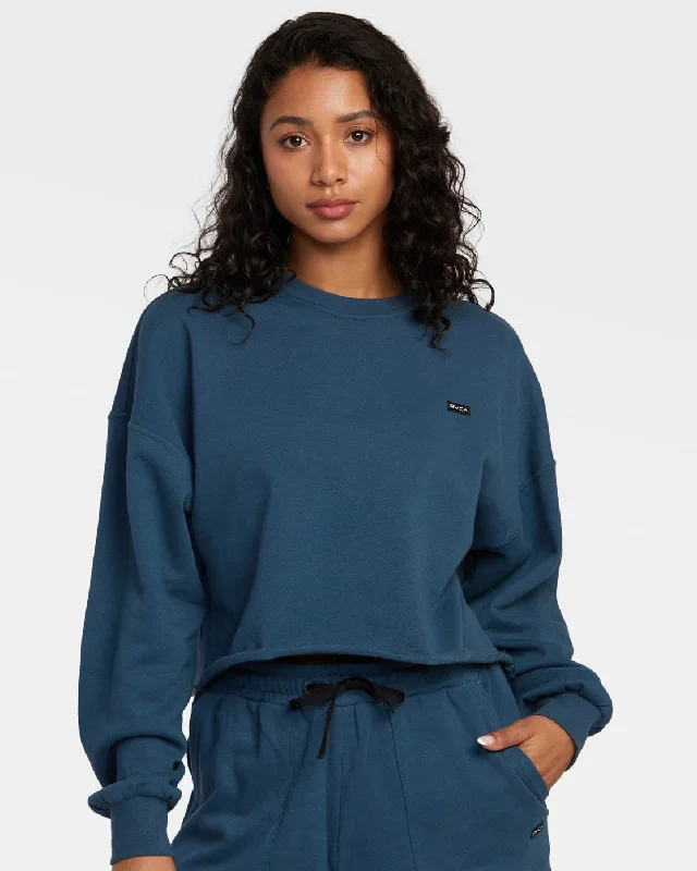 Sunday Pullover - Duck Blue High Neck Pullover