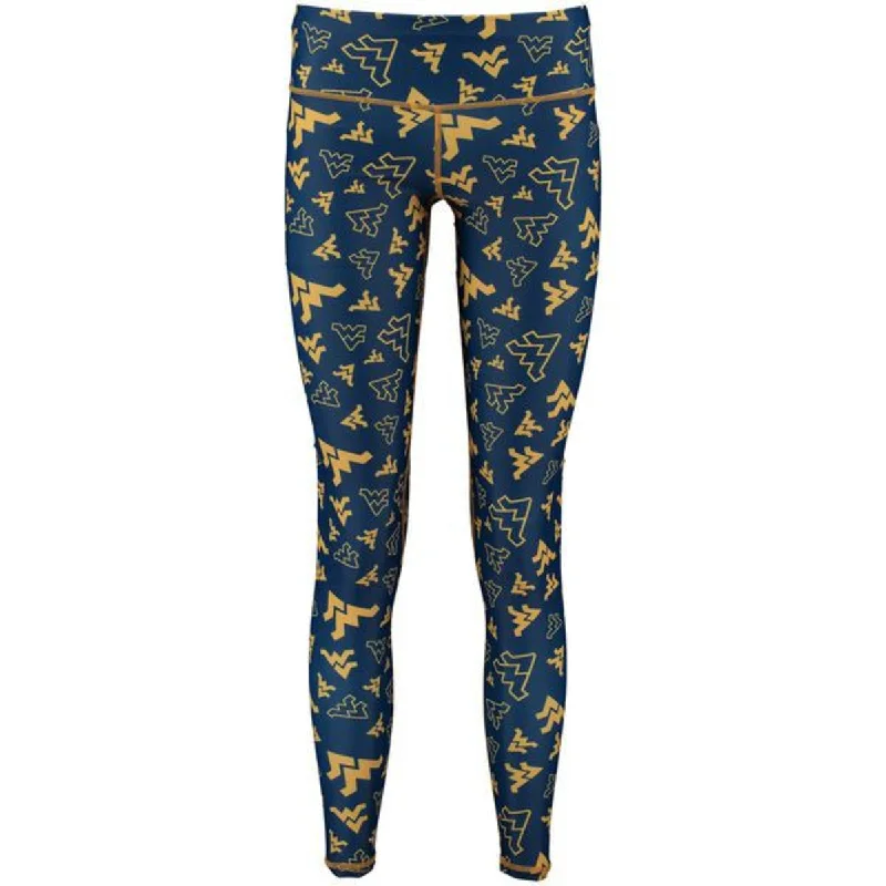 WVU Stacked Leggings Cozy Bootcut Leggings