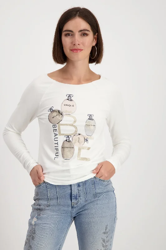Pullover, off-white Bell Sleeve Stylish