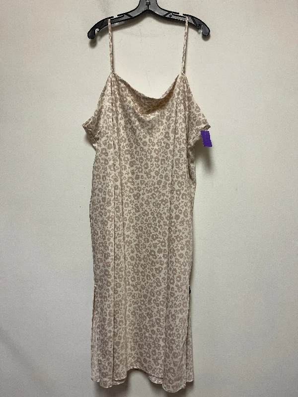 Dress Casual Midi By A New Day  Size: 3x Trendy Flared Sleeve Midi Dress