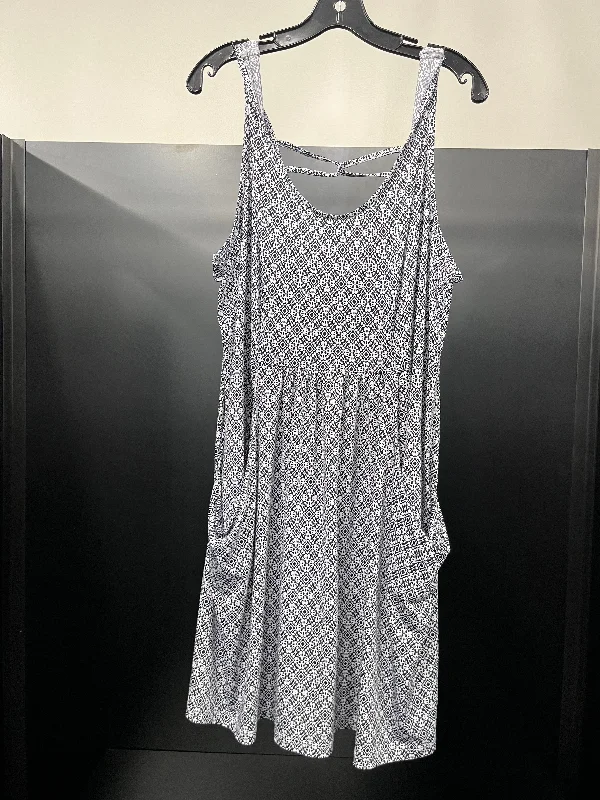 Dress Casual Midi By Apt 9 NWT  Size: 2x Trendy Ruched Side Midi Dress