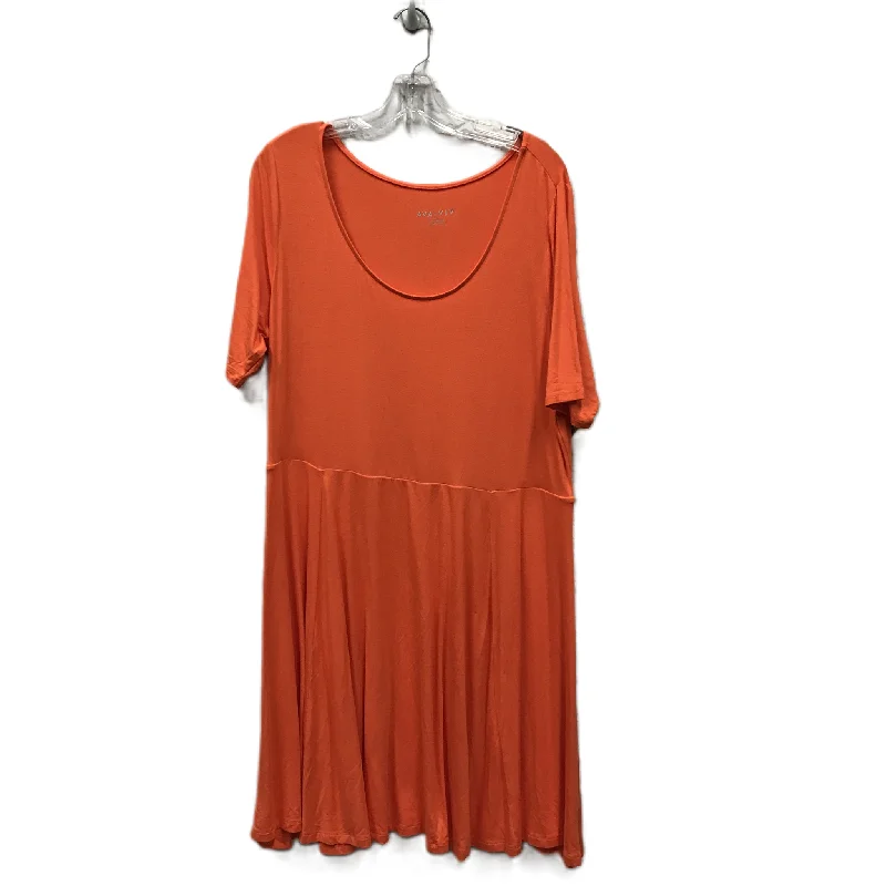 Dress Casual Midi By Ava & Viv  Size: 1x Trendy Bodycon Midi Dress