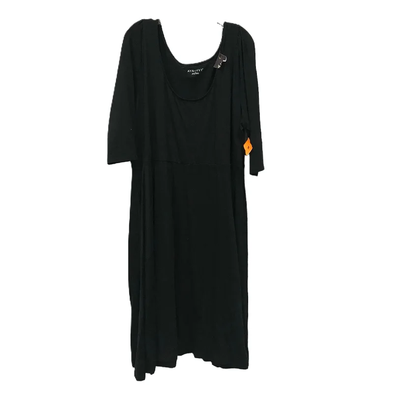 Dress Casual Midi By Ava & Viv  Size: 2x Chic Bohemian Midi Dress
