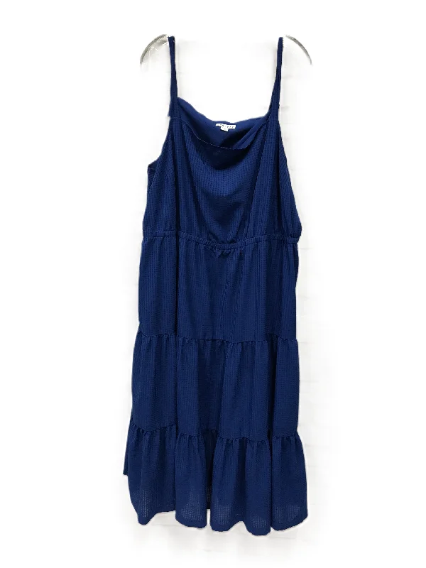 Dress Casual Midi By Ava & Viv  Size: 3x Comfortable Wrap Midi Dress