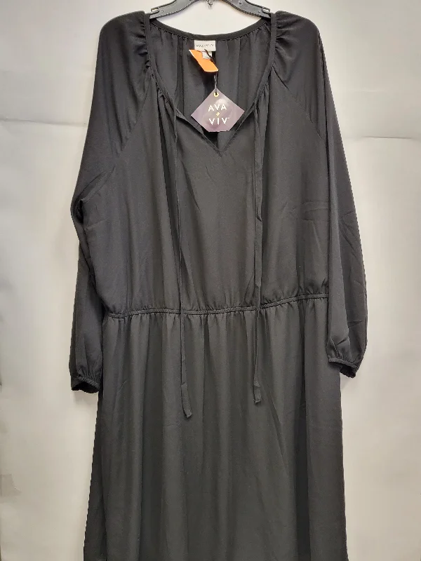 Dress Casual Midi By Ava & Viv  Size: 4x Cozy Knit Midi Dress