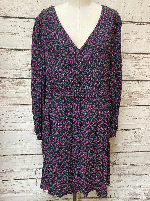 Dress Casual Midi By Boden  Size: 2x Fashionable Chiffon Midi Dress