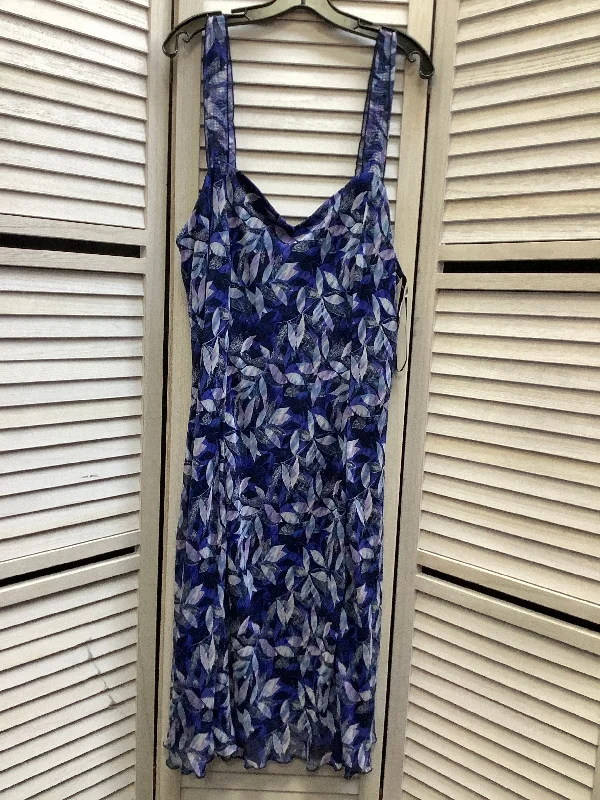 Dress Casual Midi By Dressbarn  Size: 2x Comfortable Fit-and-Flare Midi Dress