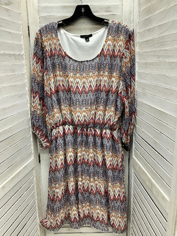 Dress Casual Midi By Espresso  Size: 3x Stylish Cold Shoulder Midi Dress