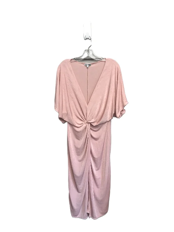 Dress Casual Midi By Fashion Nova  Size: 3x Stylish Satin Midi Dress