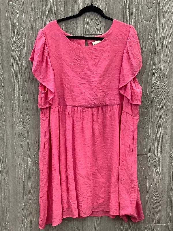 Dress Casual Midi By Hayden La  Size: 2x Stylish Silk Midi Dress