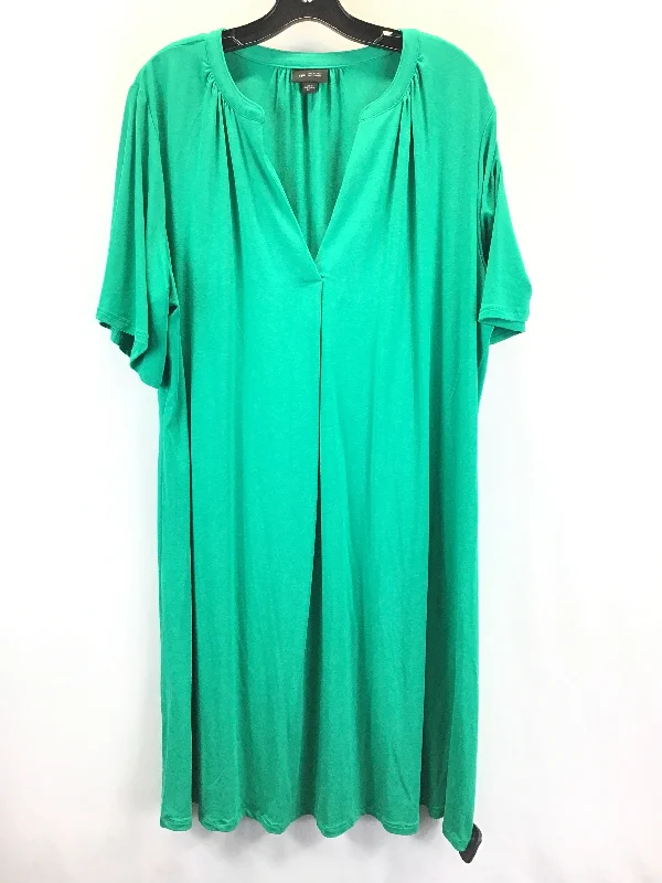 Dress Casual Midi By J. Jill  Size: 2x Stylish Midi Dress with Cuffs