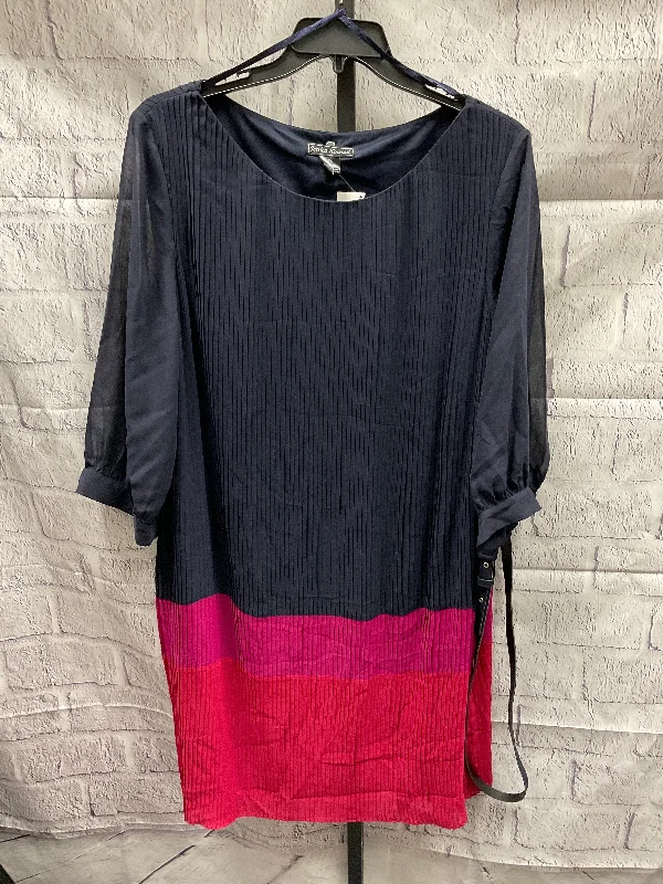 Dress Casual Midi By Jessica Howard  Size: 2x Trendy Mock Neck Midi Dress