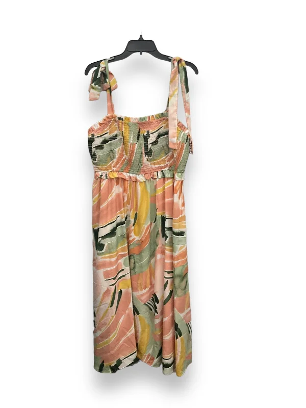 Dress Casual Midi By Jodifl  Size: 2x Comfortable Button Front Midi Dress