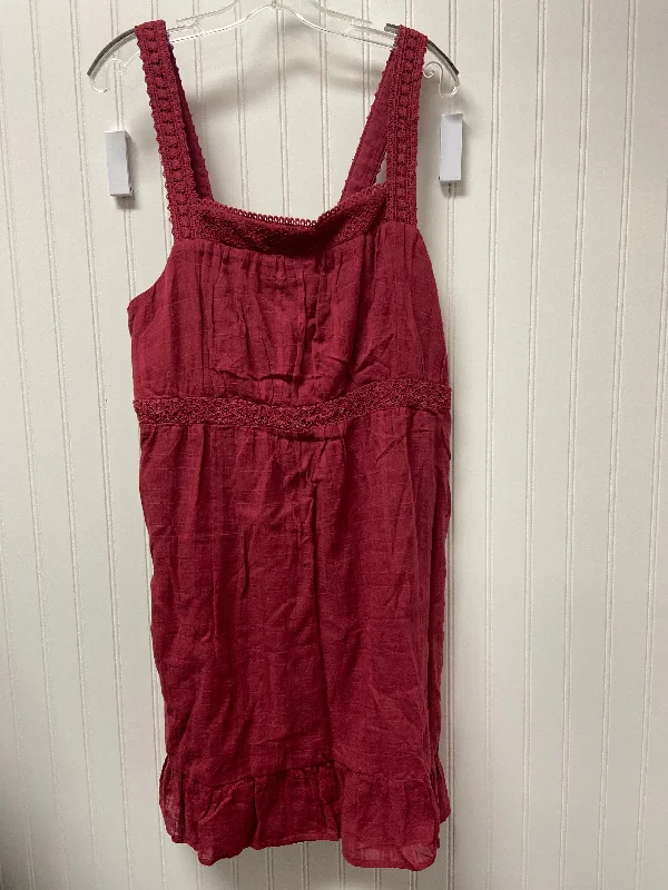 Dress Casual Midi By Knox Rose  Size: 1x Stylish Long Sleeve Floral Midi Dress