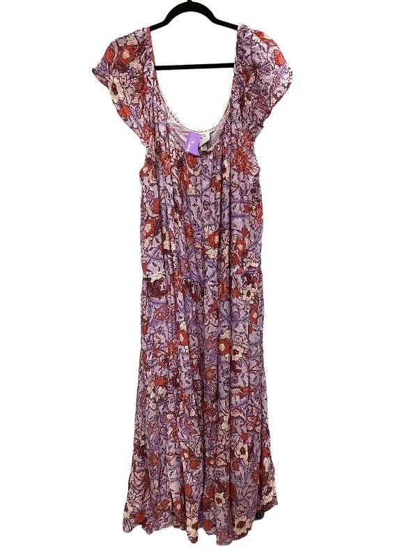 Dress Casual Midi By Knox Rose  Size: 2x Comfortable Empire Waist Midi Dress