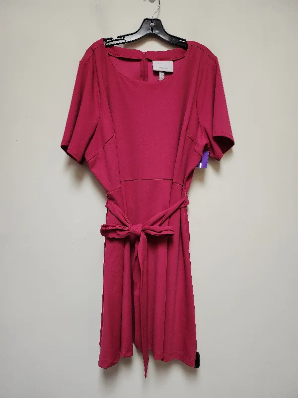 Dress Casual Midi By Lane Bryant  Size: 3x Fashionable Fitted Midi Dress